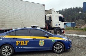 Localizada carreta que foi tomada de assalto em Água Doce