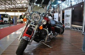 Harley-Davidson usada por Elvis Presley em exposição na EFAPI 2013