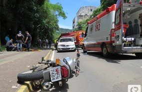 Morre homem que foi atropelado por motocicleta em Joaçaba