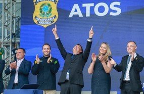 Presidente prestigia formatura da PRF em Santa Catarina