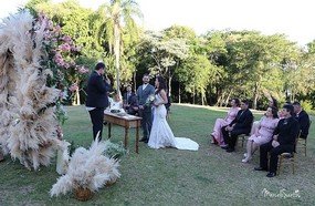 Primeiro casamento é realizado no Monumento Frei Bruno