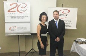Professora da Unoesc é empossada como conselheira no CREF/SC