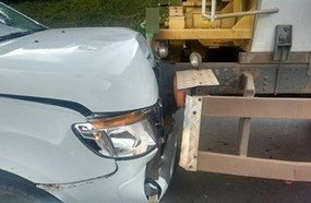 Engavetamento envolve quatro veículos na BR-282 em Catanduvas