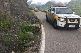 Trânsito liberado na Serra do Rio do Rastro