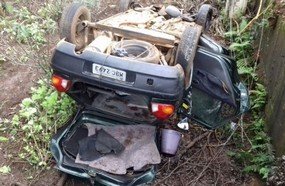 Motorista fica preso às ferragens após colisão em Jaborá
