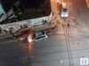Motorista foge após colisão no centro de Herval d´Oeste