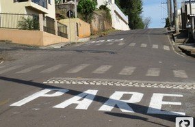 Redutores de velocidade em locais que registravam acidentes