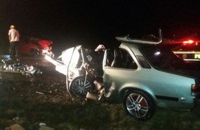 Colisão entre veículos deixa sete feridos em Campos Novos