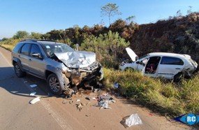 Colisão entre veículos deixa mulher ferida em Zortéa
