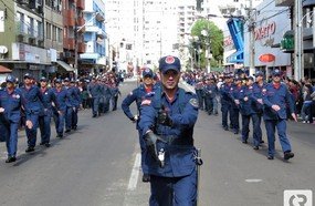 Herval d´Oeste e Joaçaba realizam desfile cívico