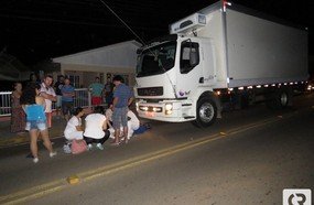 Homem é atropelado por caminhão em Lacerdópolis