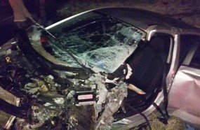 Colisão deixa duas mulheres feridas em Vargem Bonita