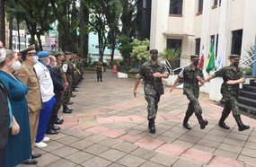 Hasteamento de bandeiras marca 7 de Setembro em Joaçaba