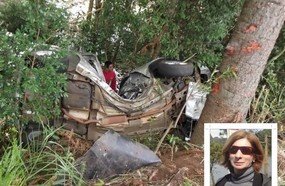Enfermeira perde a vida após colidir veículo em árvores na SC-355