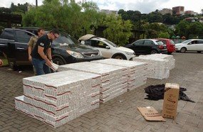 Mais de 50 mil maços de cigarros são apreendidos em ação policial
