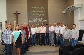 Prefeito Ragnini e equipe prestigiam 1ª sessão da Câmara