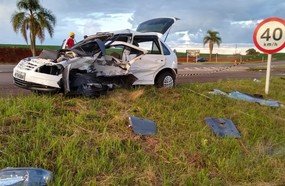 Colisão envolvendo veículo de Joaçaba mata mulher na BR-470