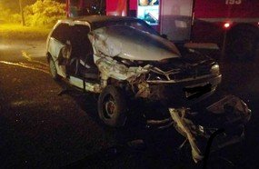 Dois acidentes de trânsito são registrados na BR-282