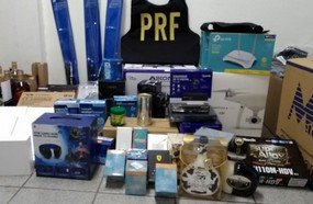 Mercadorias estrangeiras são apreendidas em Irani