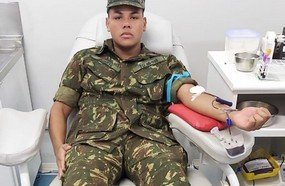 Tiro de Guerra realiza campanha de doação de sangue