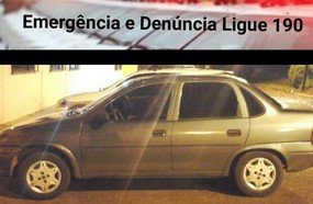 PM recupera veículo tomado de assalto em Campos Novos
