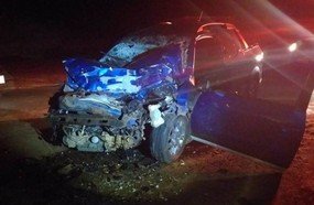 Motorista morre após colidir em ônibus em Ponte Serrada