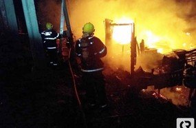 Família perde tudo em incêndio durante a madrugada em Herval