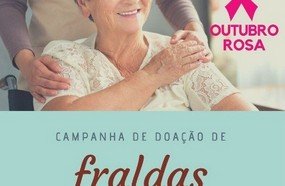 Campanha de arrecadação de fraldas geriátricas