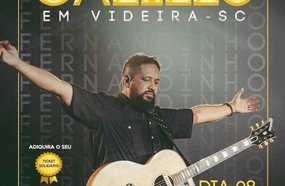 Galileu em Videira com show gospel do cantor Fernandinho