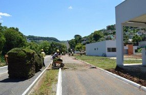 Segunda etapa de obras movimenta o Parque Central de Joaçaba