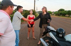 Governadora em exercício confere situação das rodovias do Oeste