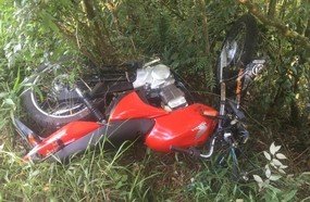 PM recupera moto furtada no interior de Brunópolis