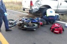 Colisão deixa motociclista gravemente ferido em Água Doce