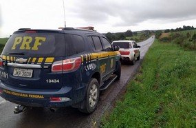 Motorista bêbado é preso após tentar fugir da PRF na BR-470
