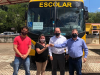 Deputado entrega novo ônibus escolar para Herval d´Oeste