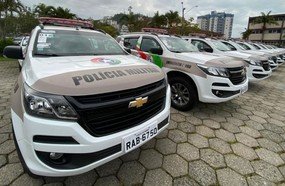 Polícia Militar entrega 122 novas viaturas no estado