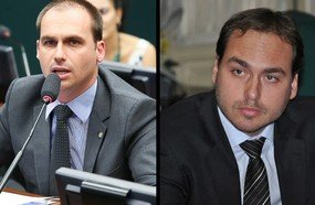 Debate sobre desarmamento com Eduardo e Carlos Bolsonaro