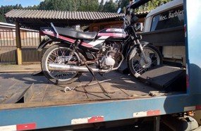 Condutor é preso em Catanduvas ao ser abordado com moto furtada