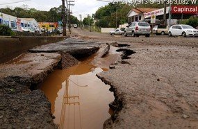 Veja estragos causados pela enxurrada em Capinzal