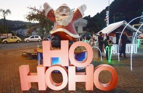 Herval d´Oeste sem iluminação natalina