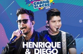 Show nacional de Henrique e Diego vai abrir o CarnaBlocos em Herval