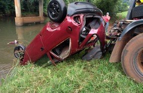 Morador de Luzerna é encontrado morto em carro no rio de Campos Novos