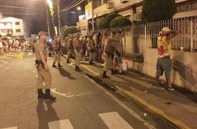 Ações da Polícia Militar garantem segurança no carnaval de Joaçaba