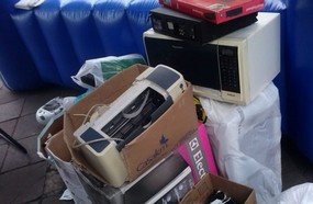 Recicla CDL coleta quase 400 quilos de lixo eletrônico em Joaçaba
