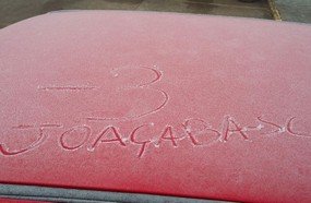 Ar polar mantém frio intenso em Santa Catarina