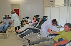 Piratuba comparece para doar sangue