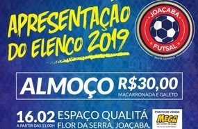 Joaçaba Futsal apresenta elenco em evento neste sábado