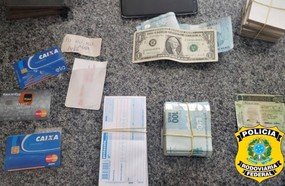 PRF prende suspeitos de aplicar golpe do bilhete premiado