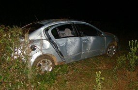 Veículo de Joaçaba se envolve em acidente na SC-355
