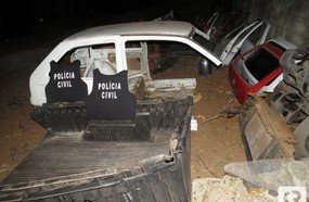 Polícia Civil apreende em Ferro Velho peças de veículos furtados